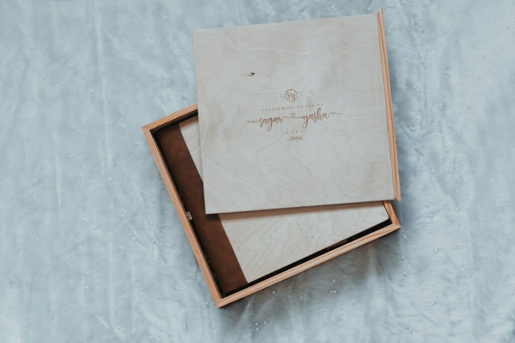 Caja de Madera para Vino Grabada
